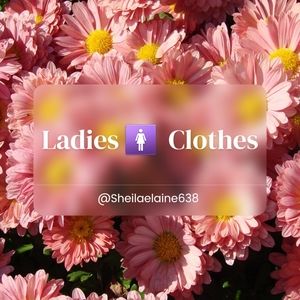 Ladies Clothes Below this sign 🚺❤️✨️